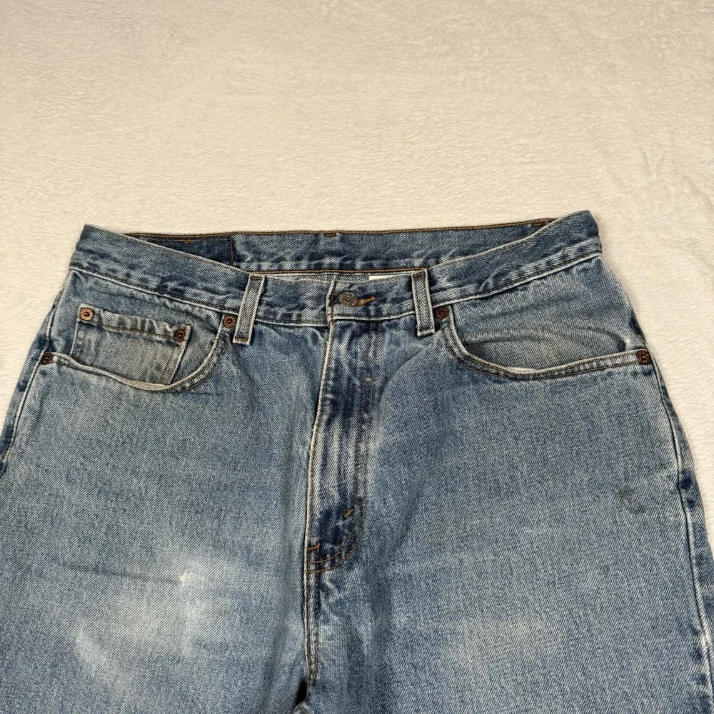Vtg Levi's 550 Jeans Men 34x32(31) Relaxed Fit Tapered Leg‎ Blue Denim 2000 Y2K